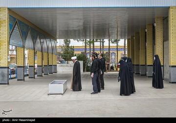 آرامستان بهشت معصومه قم در روزهای کرونایی