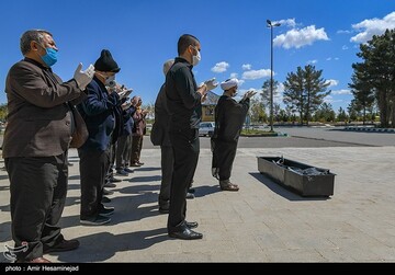 آرامستان بهشت معصومه قم در روزهای کرونایی