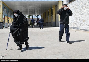 آرامستان بهشت معصومه قم در روزهای کرونایی