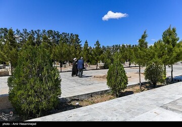آرامستان بهشت معصومه قم در روزهای کرونایی