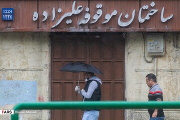 بارش باران در تهران / سه‌شنبه ۱۹ فروردین