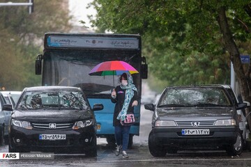 بارش باران در تهران / سه‌شنبه ۱۹ فروردین
