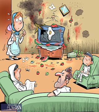 ببینید: آخرین وضعیت مردم در قرنطینه خانگی با تلویزیون!