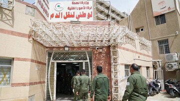 خون دادن اعضای حشد الشعبی
