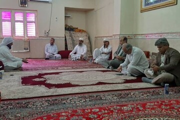 برگزاری جلسه ستاد مدیریت بحران سازمان منطقه آزاد چابهار با محوریت پیشگیری و مقابله با ویروس کرونا در روستای تیس