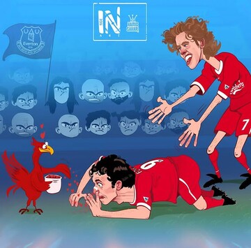 شادی بعد از گل جنجالی ستاره لیورپول! 