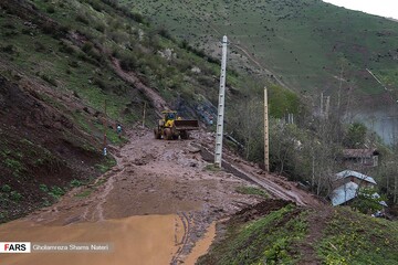 رانش زمین در مازندران
