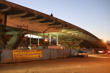 پل رودکی بروجرد در نزدیکی بهره برداری