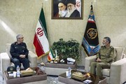 جزئیات دیدار رئیس ستاد کل نیروهای مسلح با فرمانده کل ارتش+عکس