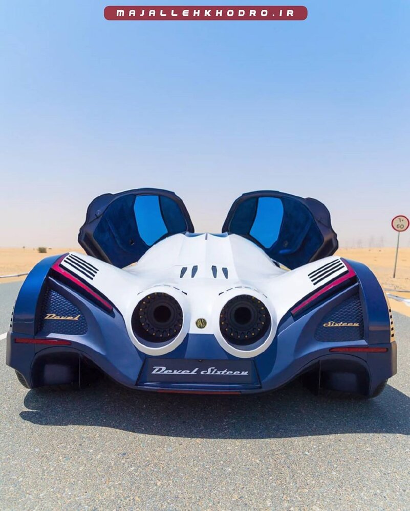 Devel Sixteen هیولای 16 سیلندر 5 هزار اسبی ساخت امارات