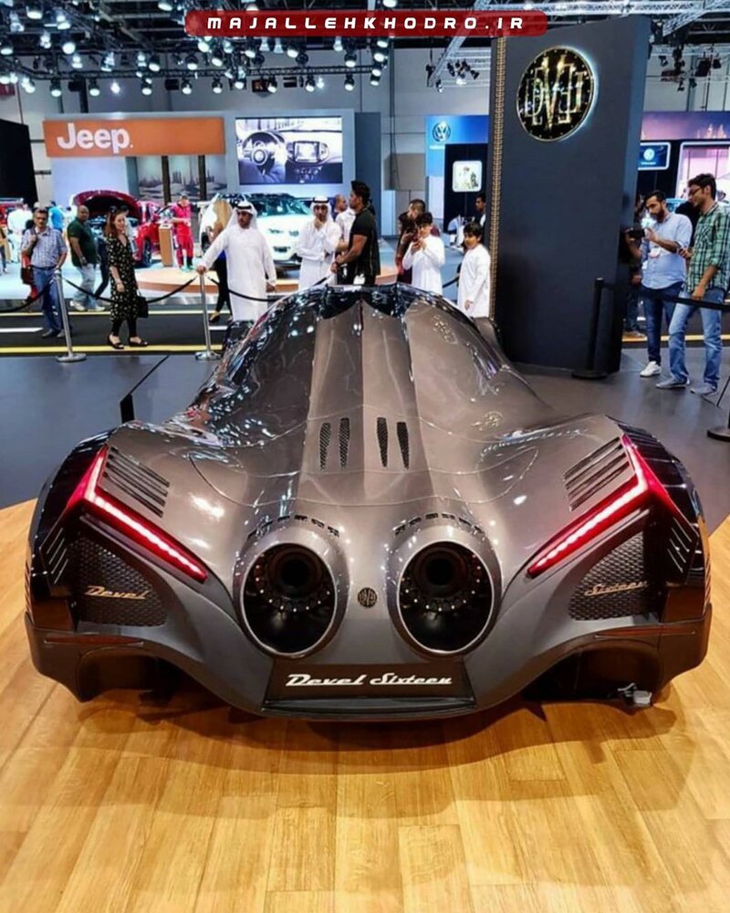 Devel Sixteen هیولای 16 سیلندر 5 هزار اسبی ساخت امارات