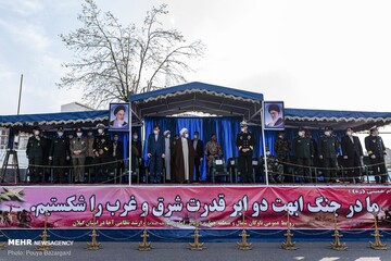مراسم «رژه خدمت» ارتش در شهرستان ها
