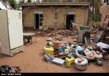 تصاویر بلایی که سیل بر سر این روستاهای کرمان آورد