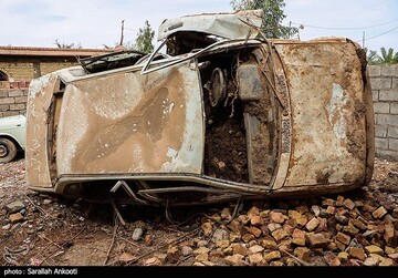 تصاویر بلایی که سیل بر سر این روستاهای کرمان آورد