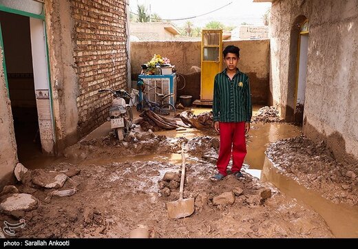 ببینید | تصاویر بلایی که سیل بر سر این روستاهای کرمان آورد 8