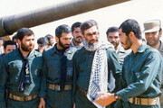 ببینید | تصاویر دیده نشده از حضور رهبرانقلاب در جبهه غرب کشور با لباس رزم