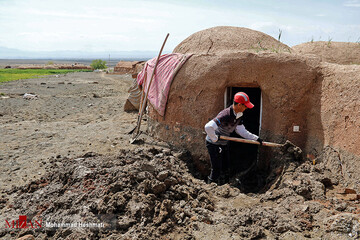 امدادرسانی به روستای سیل زده‌ی «بهانگر» داورزن - سبزوار