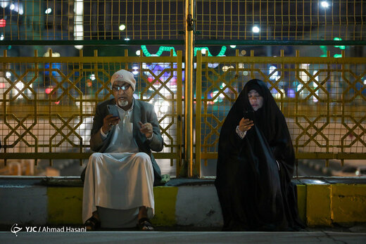 حال و هوای اولین شب رمضان در اطراف حرم رضوی