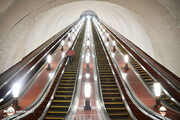 ببینید | تصاویری جالب از متروهای خلوت مسکو در روزهای کرونایی