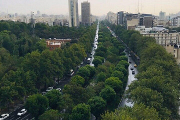 عکس | بلوار کشاورز از زاویه‌ای که تا به حال ندیده اید!