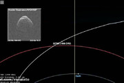ببینید | سیارک عظیم و نابودگر به زمین رسید/ امروز  خطر از بیخ گوش جهان می گذرد؟