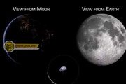 ببینید | مراحل چرخش ماه و زمین به دور هم در 30 روز