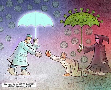 نمای ویژه از تلاش برای نجات کرونایی‌ها! 