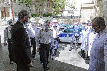 راهنمایی و رانندگی تهران بزرگ از مدافعان سلامت تقدیر کرد