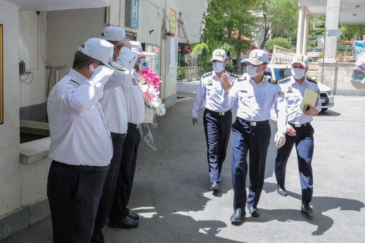 راهنمایی و رانندگی تهران بزرگ از مدافعان سلامت تقدیر کرد
