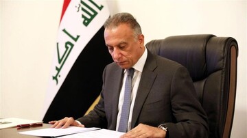 اولین وعده الکاظمی: حتی یک عراقی بدون پاسخ از دولت سر بر بالین نمی‌گذارد