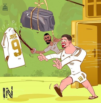 ببینید چه کسی مهاجم رئال را مصدوم کرد! 