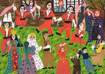 درخشش ۲ دختر کانونی استان آذربایجان‌غربی در مسابقه نقاشی بلغارستان