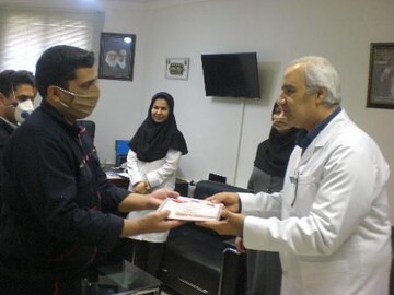 از کارکنان حوزه پشتبانی انتقال خون گلستان تجلیل شد