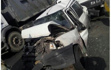 تصادف خودرو پراید در محور یاسوج به بابامیدان