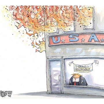 ترامپ مغازه‌اش را باز کرد!