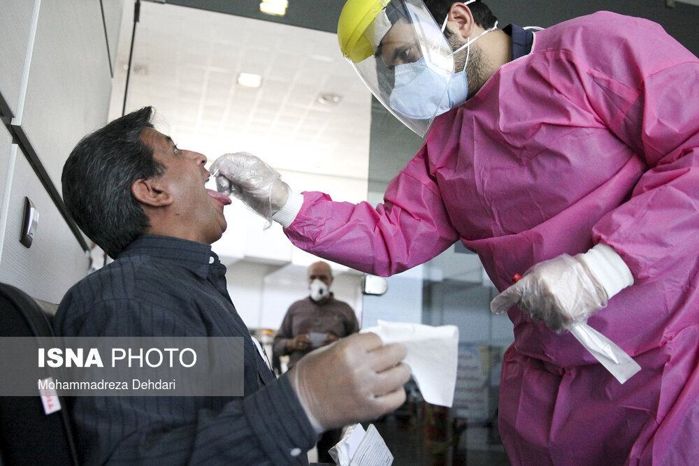 تست کرونا رانندگان تاکسی شیراز