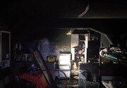یک خوابگاه دانشجویی در آتش سوخت؛ تصاویر