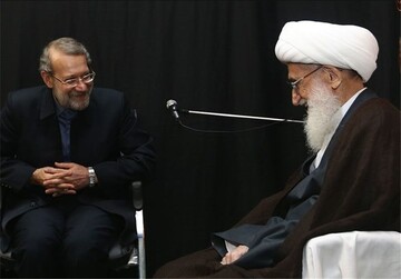تقدیر آیت‌الله نوری همدانی از تلاش‌های ۱۲ ساله علی لاریجانی در مجلس
