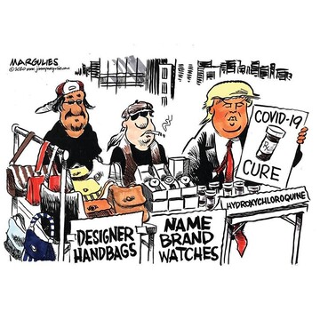 ببینید: ترامپ در حال دستفروشی! 