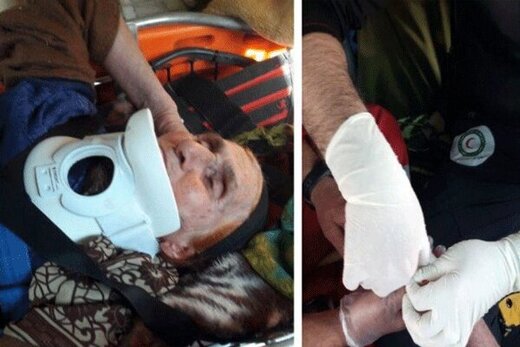 نجات معجزه‌آسای زن 80 ساله از ارتفاعات قزوین