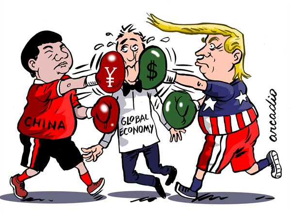 اقتصاد جهان گوشه رینگ مبارزه آمریکا و چین!