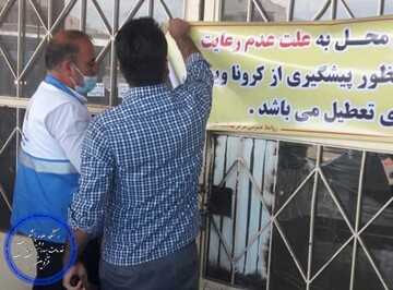 دو حجره در میدان میوه و تره بار قزوین پلمپ شد