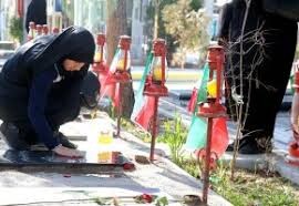 مارش پیروزی در گلزار شهدای کرمان نواخته شد