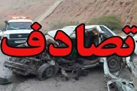 فوت راننده در حادثه رانندگی محور اصفهان - نایین