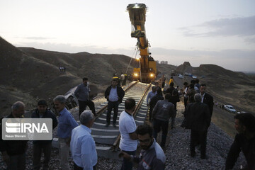 خروج قطار مسافربری از ریل در ۱۰ کیلومتری شهر پرند