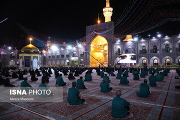 مراسم شکرانه بازگشایی حرم مطهر رضوی