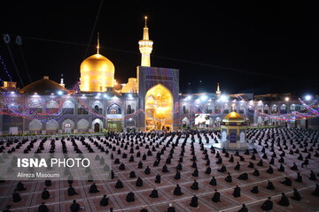 مراسم شکرانه بازگشایی حرم مطهر رضوی