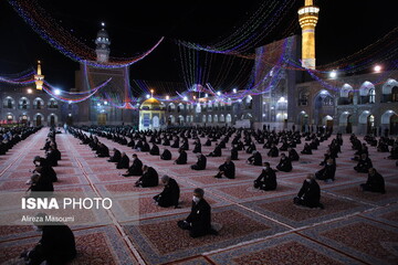 مراسم شکرانه بازگشایی حرم مطهر رضوی