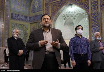 آئین شکرانه بازگشایی حرم مطهر رضوی