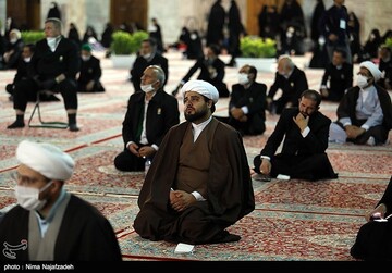 آئین شکرانه بازگشایی حرم مطهر رضوی